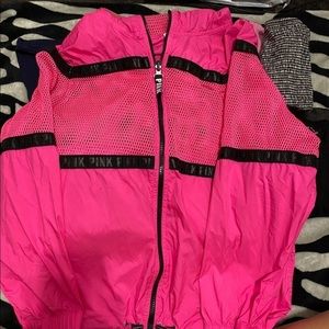 Pink windbreaker